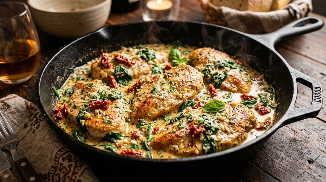 Creamy Tuscan Chicken Recipe