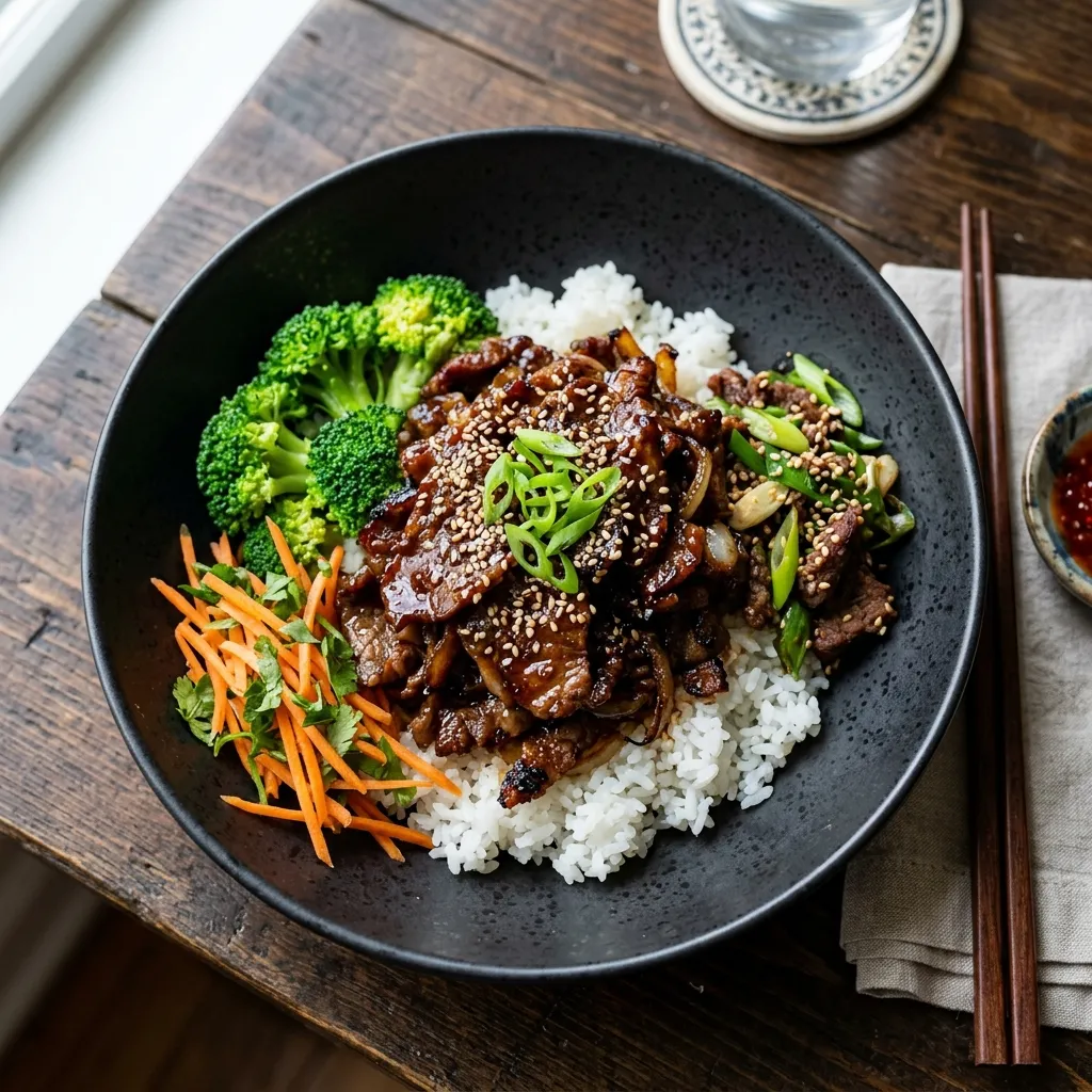 Easy Beef Bulgogi Bowl