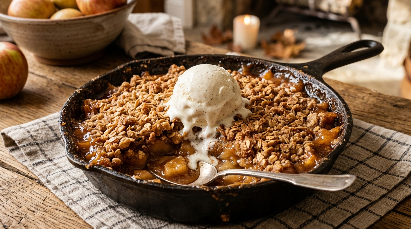 Easy Classic Apple Crisp Recipe with Cinnamon