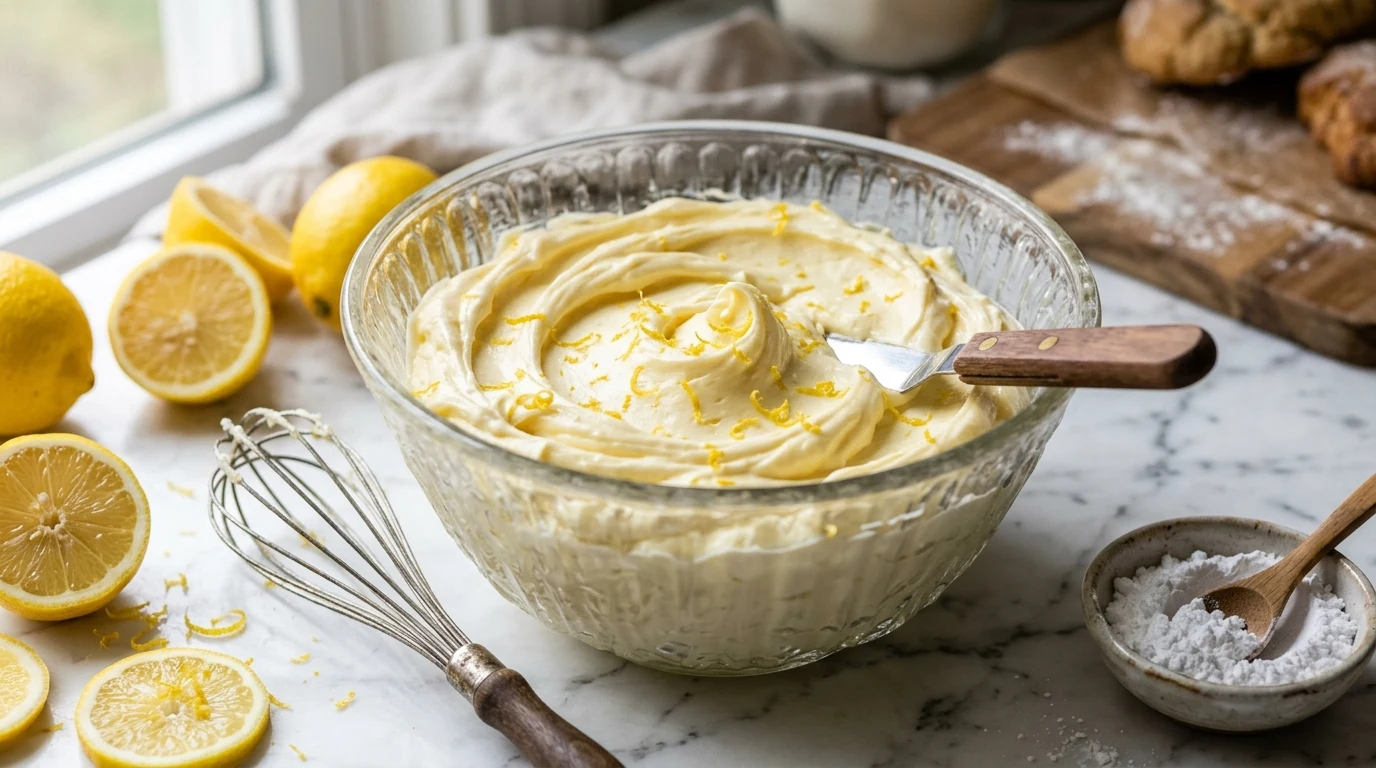 Easy Lemon Cream Cheese Frosting