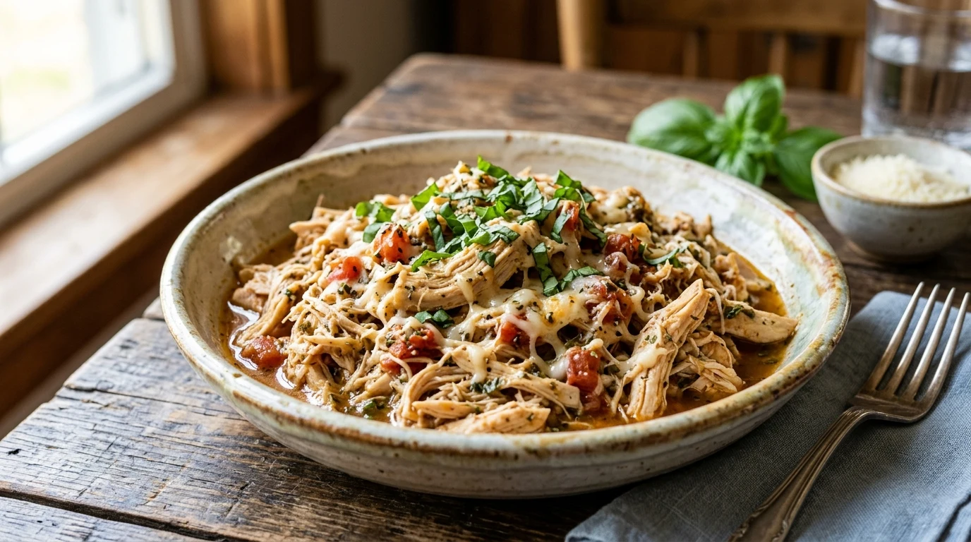 Easy Slow Cooker Italian Chicken