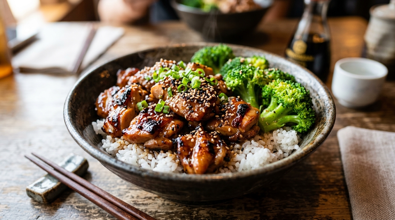 Easy Teriyaki Chicken Bowl Recipe