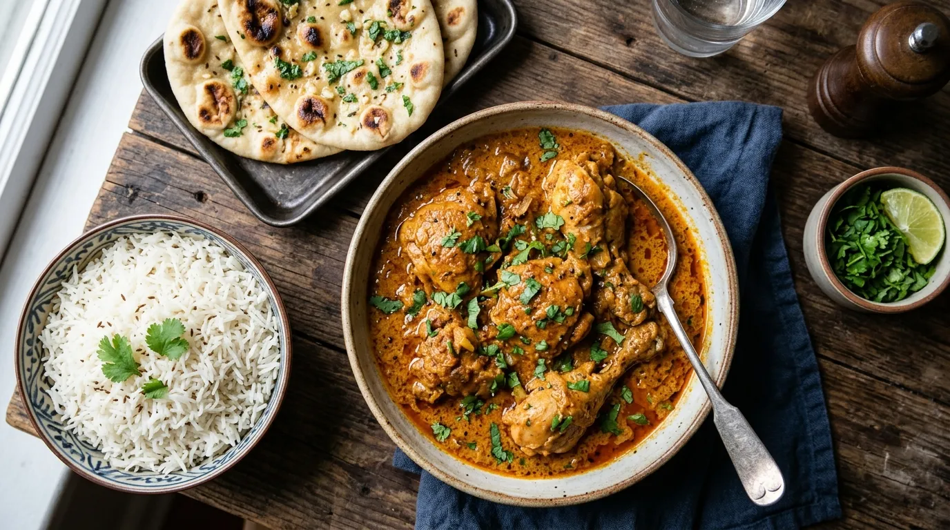 Slow Cooker Indian Chicken Curry with Coconut Milk