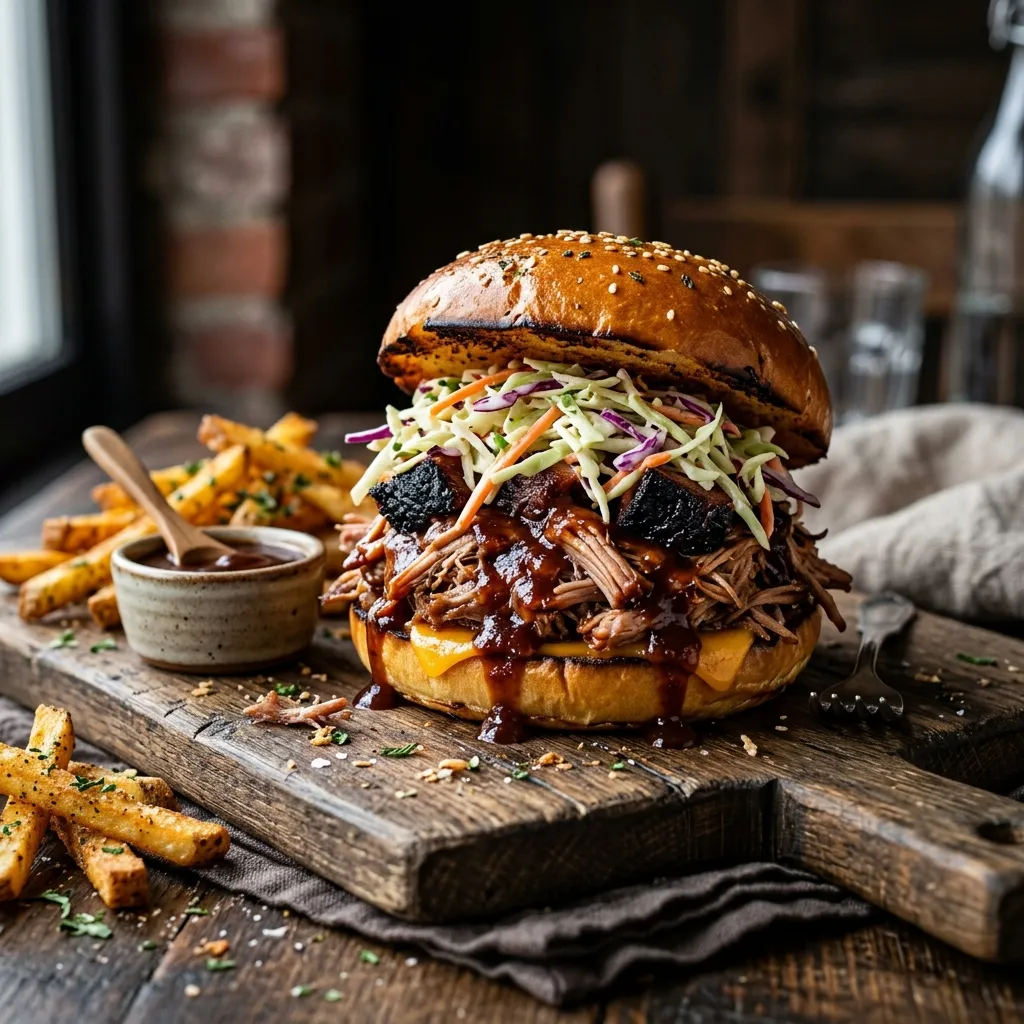 Smoky BBQ Pulled Pork Sandwich Recipe